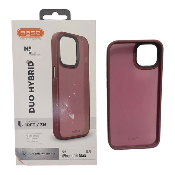 Base Duo Hybrid 10ft iPhone 14 Max phone Case - Picture 3 of 6